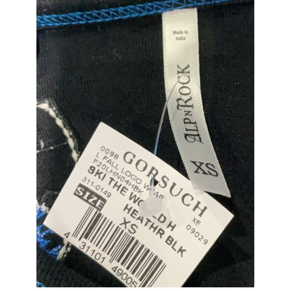 NWT Alp-n-Rock "Ski the World" Henley Shirt Top XS/S Gray MSRP$228 Organic - Picture 15 of 17